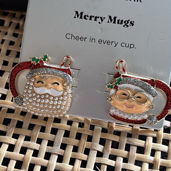 Sugarfix by Baublebar “Merry Mugs” Santa and Mrs. Claus Earrings - Picture 4 of 11